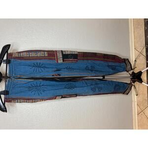 Women's Casual Ethnic Print Drawstring Pants Size Medium [COPY]